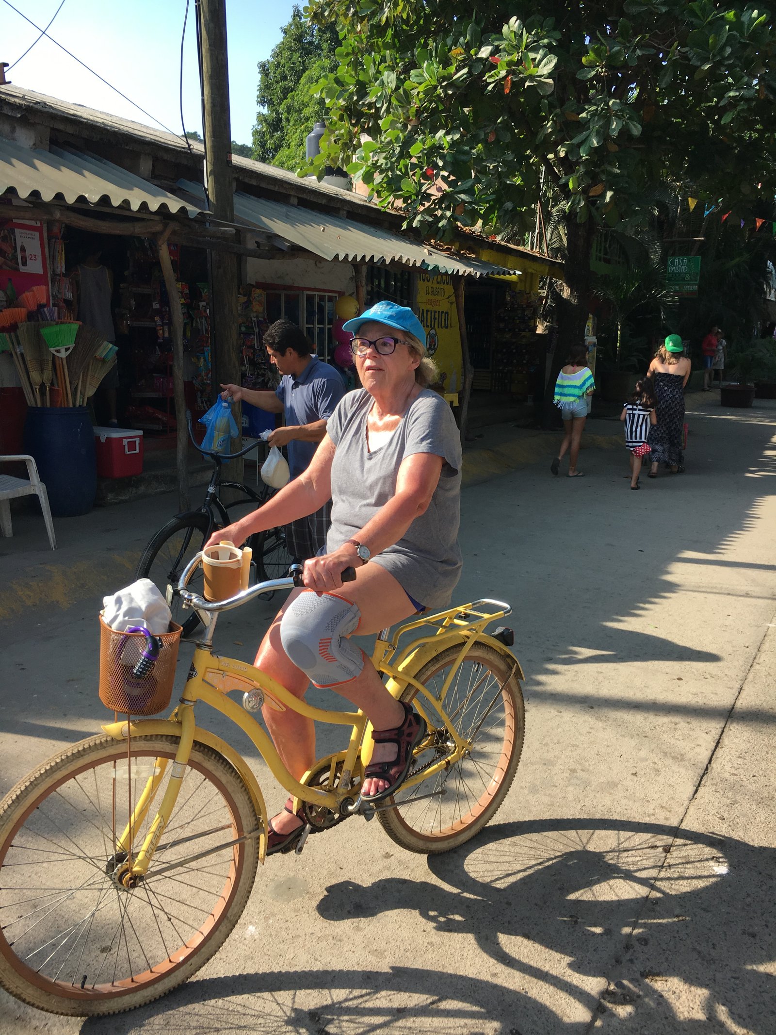 Susan MacIntosh on her bike
