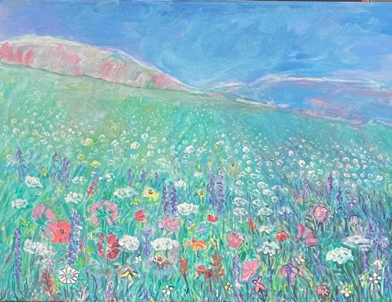 Wildflowers Beneath the Blue